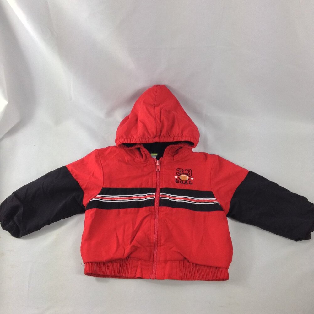 Al & Ray Boy's Toddler Red Hoodie Coat Size 3T
